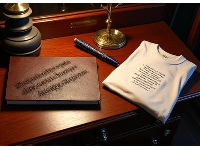 Elegant literary gifts and book apparel with designs inspired by classic novels and authors.