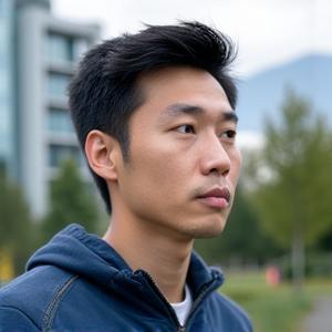 Headshot of David Chen, a contemporary poet and essayist from Seattle