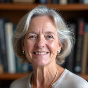 Headshot of Maria Jackson, a local Seattle author, smiling warmly